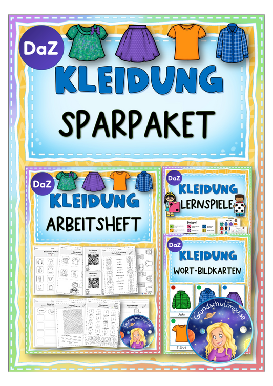 DaZ/DaF: Die Kleidung (Sparpaket)