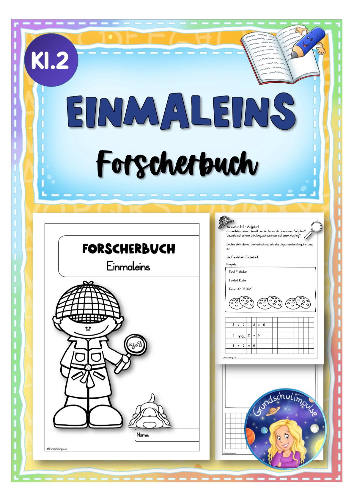Forscherbuch zum Einmaleins (Klasse 2)