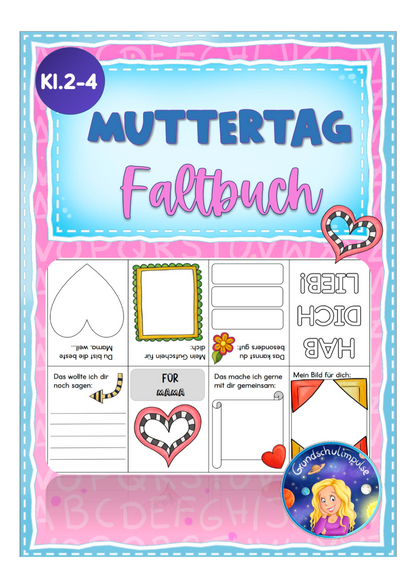 Muttertag - Faltbuch zum Verschenken