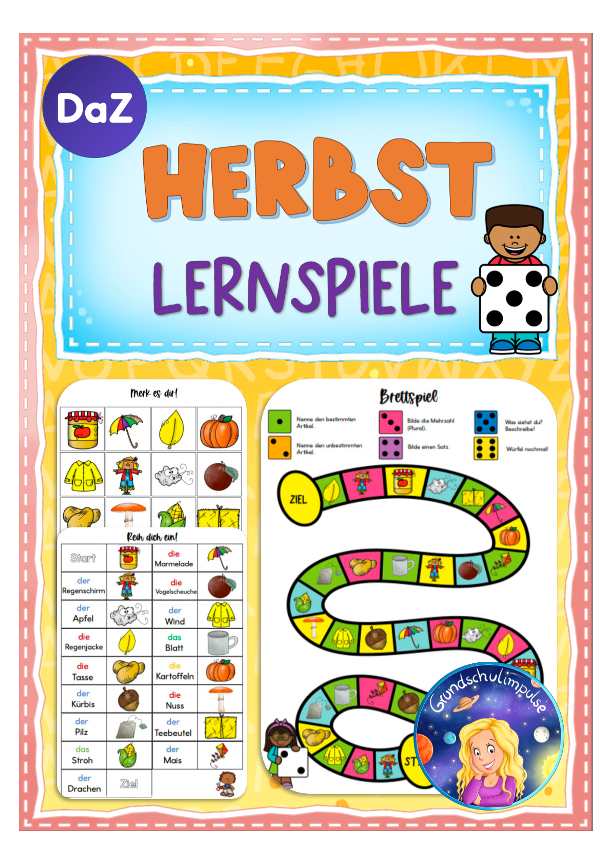 HERBST: Lernspiele (DaZ/DaF)