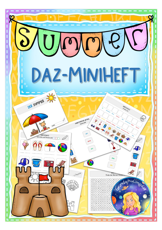 Der Sommer - Miniheft (DaZ/DaF)