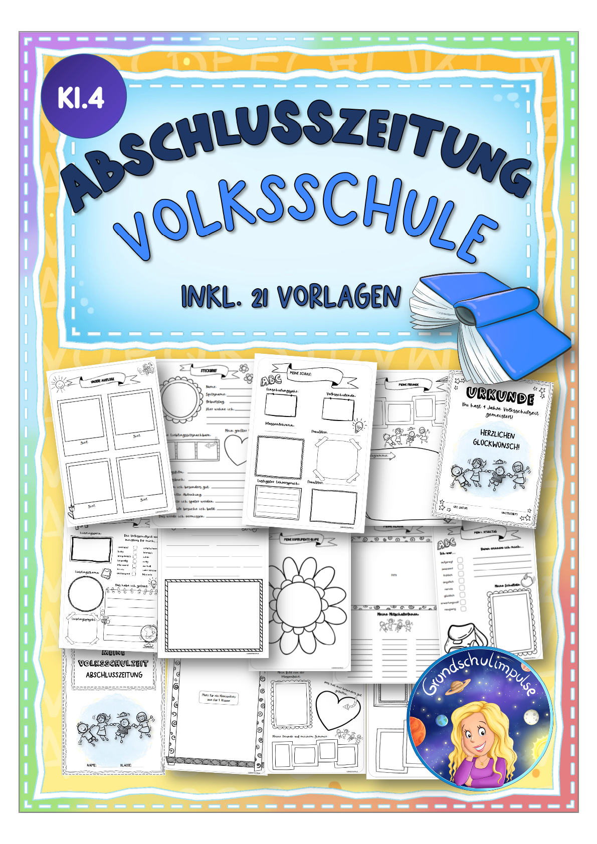 Abschlusszeitung für die VOLKSSCHULE (Klasse 4)