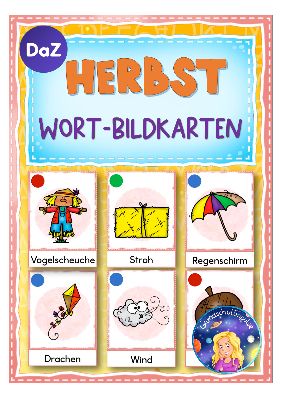 HERBST: Wort-Bildkarten (DaZ/DaF)