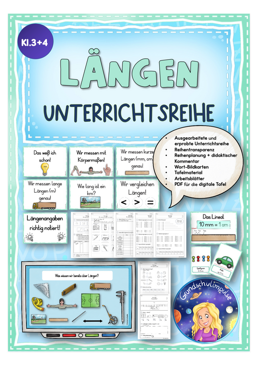 Längen - Unterrichtsreihe (Klasse 3+4)