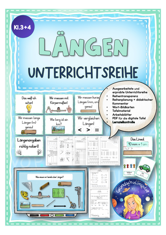 Längen - Unterrichtsreihe (Klasse 3+4)