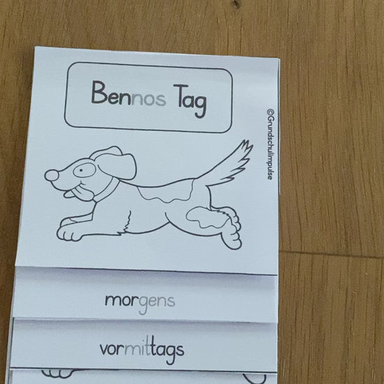 flipbook Tagesablauf Grundschule