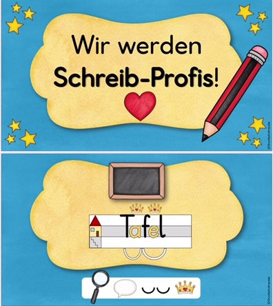 Wort des Tages für die digitale Tafel, Klasse 1, Schreiben lernen