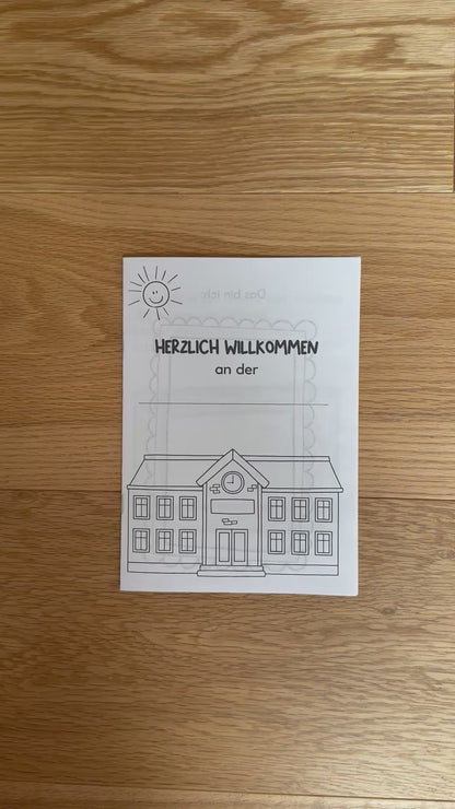 Einschulung/Schnuppertag: Broschüre zum Gestalten