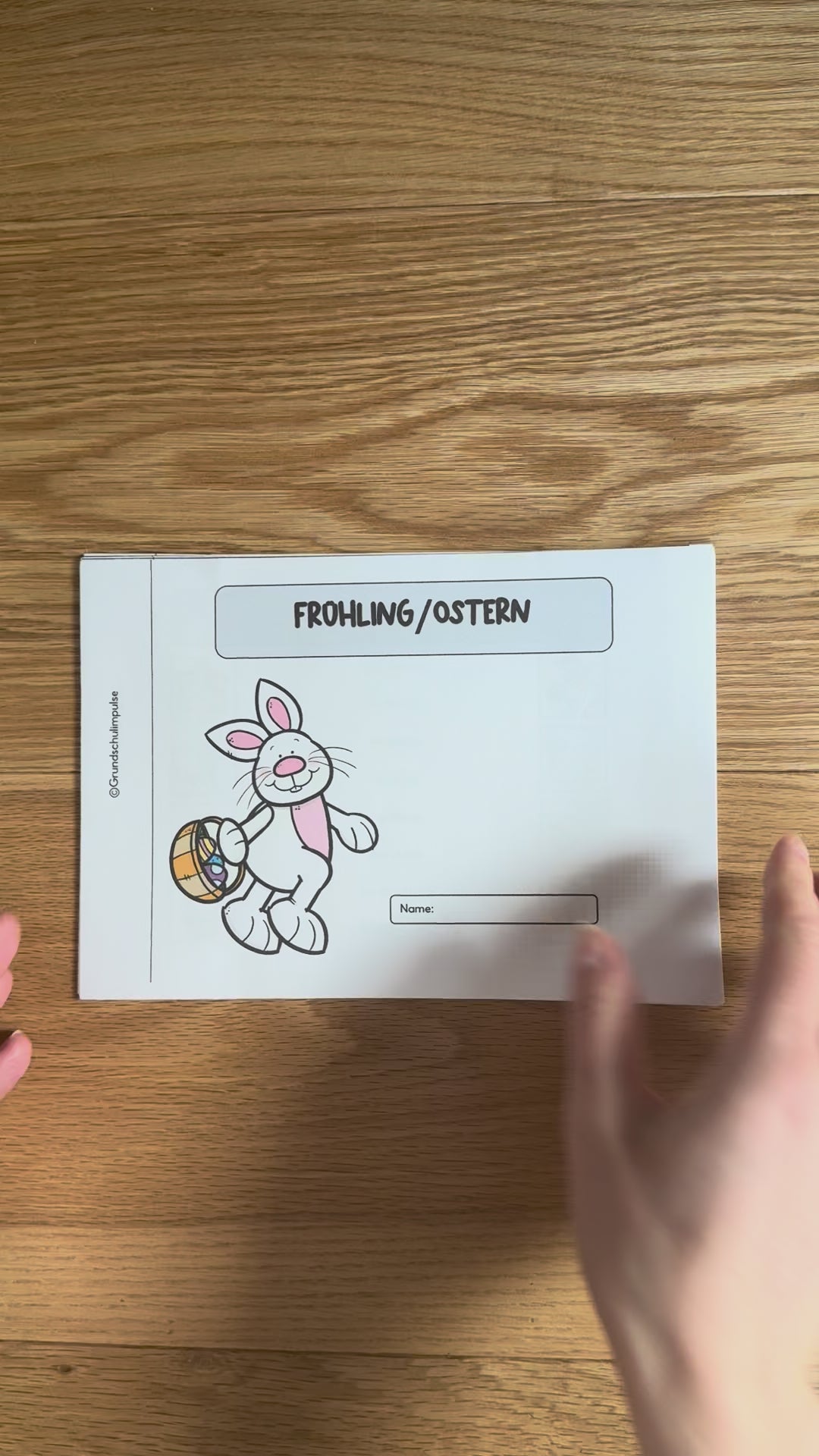 DaZ/DaF: Miniheft Ostern/Frühling