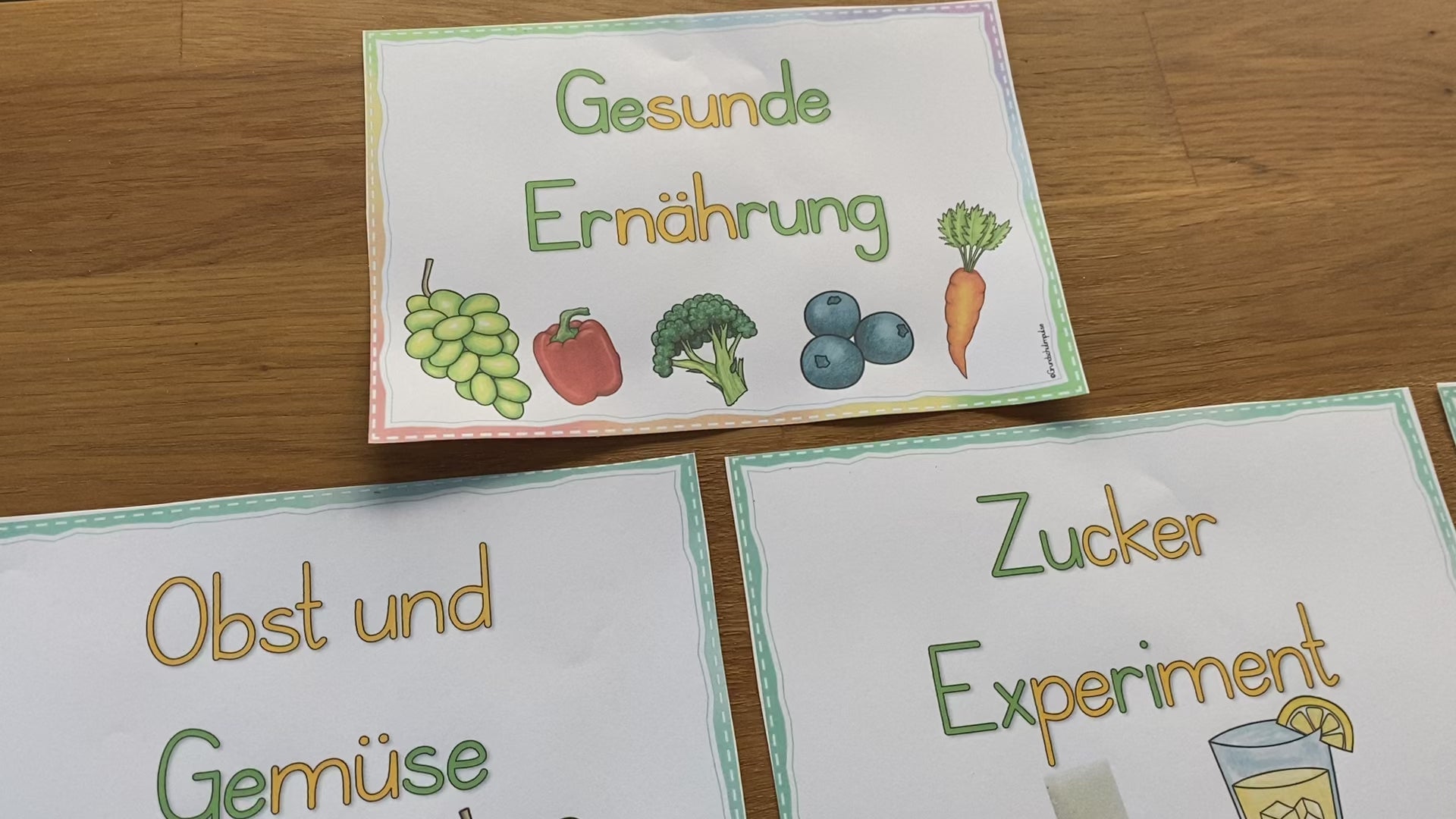 Unterrichtsreihe Gesunde Ernährung für die Grundschule
