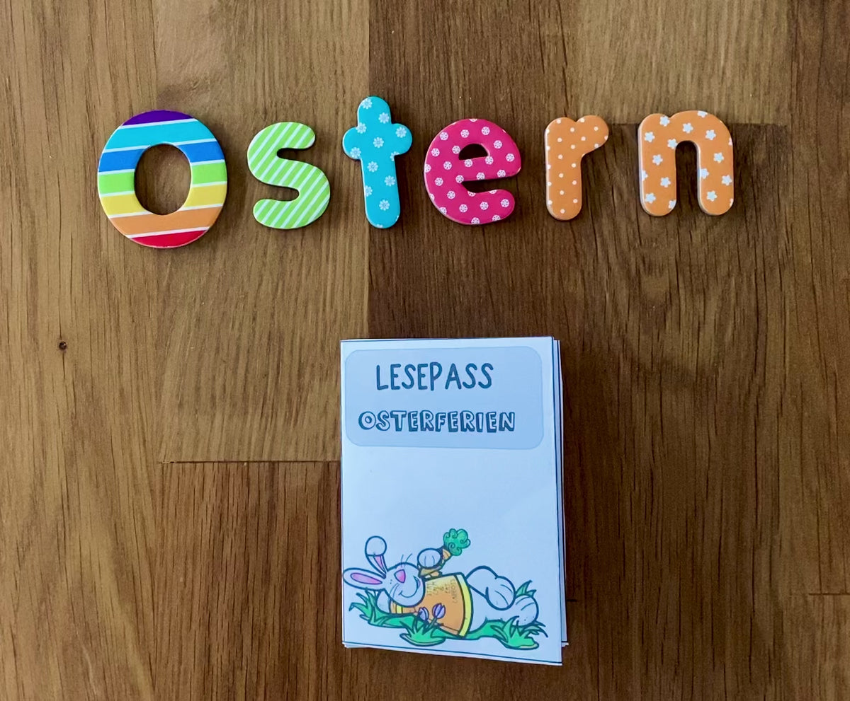 Lesepass für die Osterferien in der Grundschule