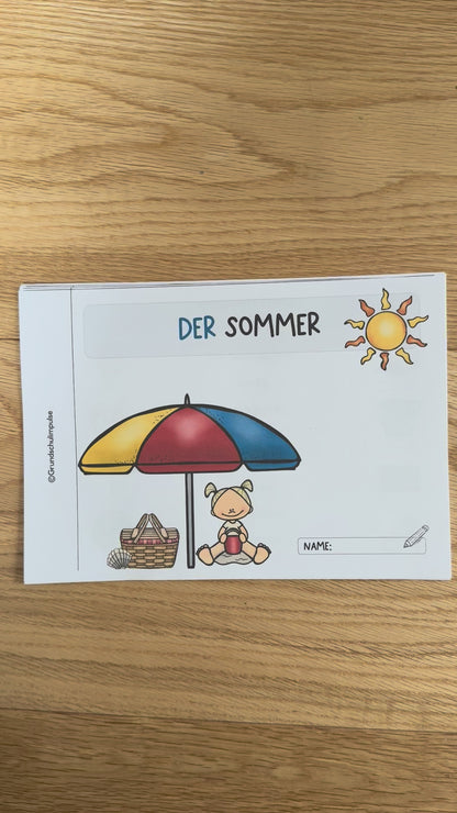 Der Sommer - Miniheft (DaZ/DaF)