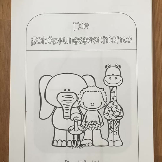 Schöpfungsgeschichte Arbeitsheft Grundschule 
